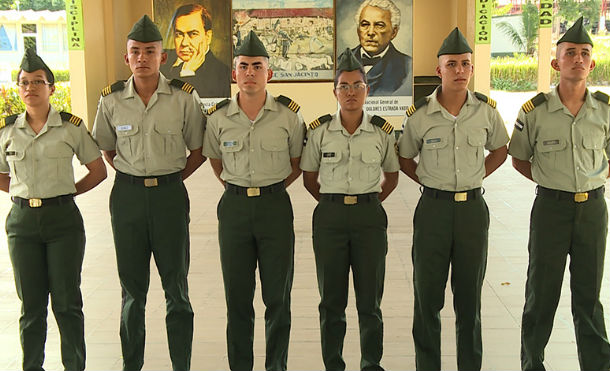 Centro Superior de Estudios Militares del Ejército de Nicaragua gradúa a cadetes
