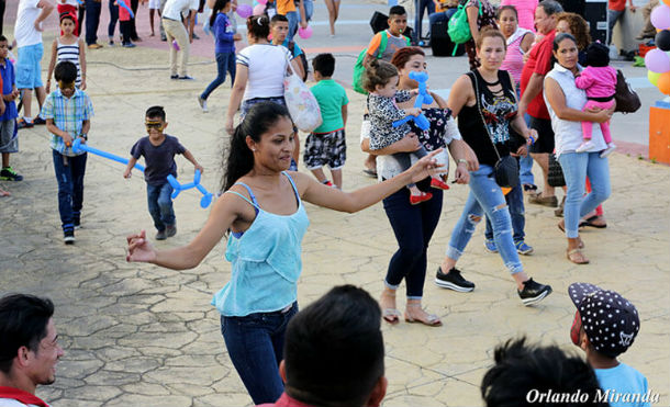 Festivales en el Paseo Xolotlán llevan alegría y diversión a las familias