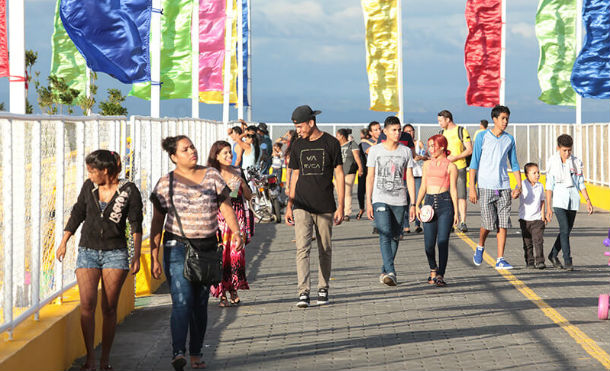 Festivales en el Paseo Xolotlán llevan alegría y diversión a las familias