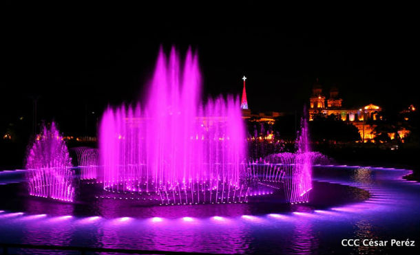 Este 21 de diciembre será inaugurada la fuente luminosa en el parque Luis Alfonso Velásquez