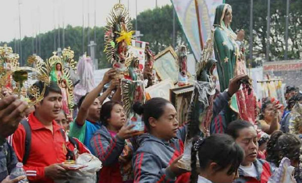 Ocho millones de peregrinos visitan a Virgen de Guadalupe en México