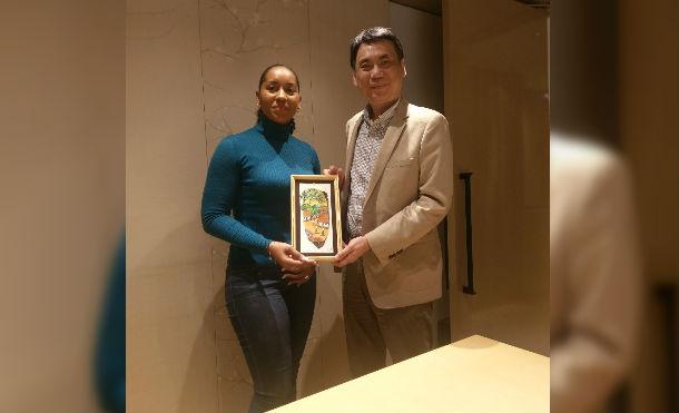 Concluye visita a Taiwán la compañera Anasha Campbell