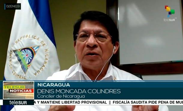 Canciller Denis Moncada señala que Almagro se plegó a los grupos golpistas de Nicaragua en contraposición a lo establecido en la Carta de la OEA