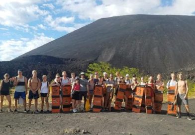 Turistas de otras nacionalidades visitan León y el Cerro Negro