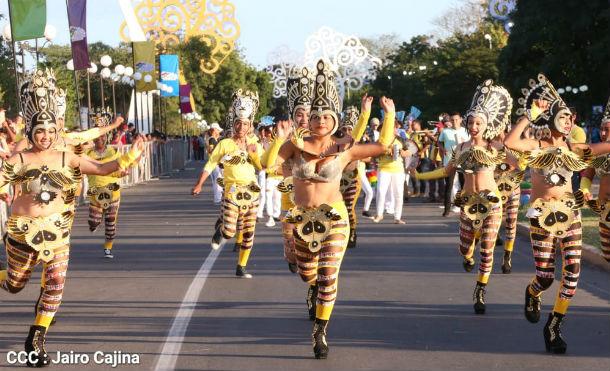 Alcaldía capitalina realiza carnaval “Managua, Linda Managua”