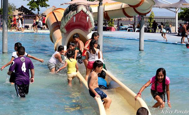 El Parque Acuático, el sitio predilecto de los capitalinos