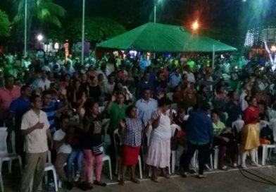 Familias de Nindirí realizan oración por la paz, la reconciliación y la armonía