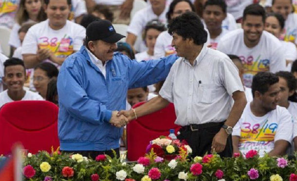 Mensaje de Solidaridad del Presidente-Comandante Daniel, y la compañera Rosario, al Compañero y Hermano Evo Morales