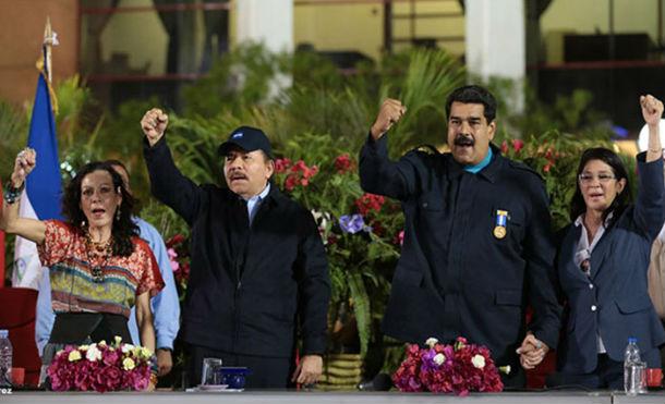 Presidente Daniel Ortega asiste la Toma de Posesión del Presidente Nicolás Maduro en Venezuela