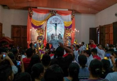 Telica inicia fiestas tradicionales con bajada del Señor de Esquipulas