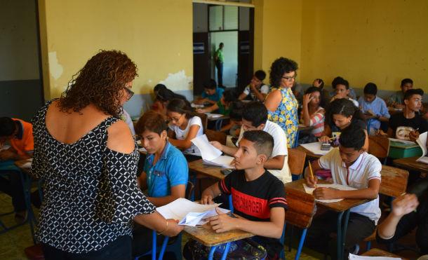 Granada: Jóvenes realizan examen de ubicación en el INTECNA