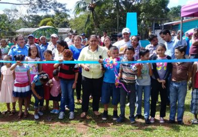 La construcción del parque central tiene una inversión 600 mil córdobas.
