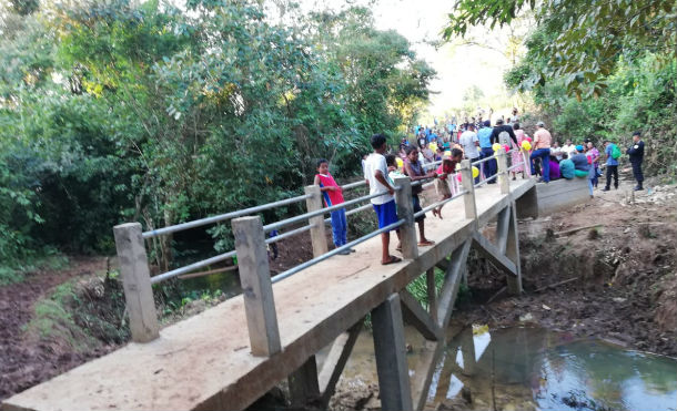Gobierno Sandinista inaugura dos puentes en Waspam