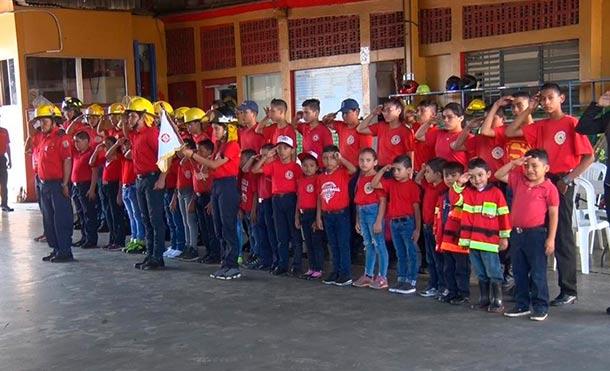 Brigada Infantil de Bomberos celebra 24 años de fundación