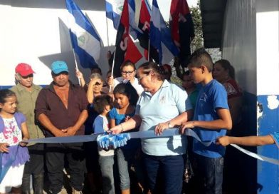 Chontales: Inauguran proyecto de agua potable en la comarca Los Cañales, en Villa Sandino