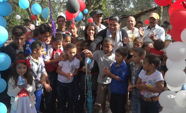 Nueva Segovia: Pobladores de la comunidad El Coyol en Jalapa, inauguran proyecto de agua potable