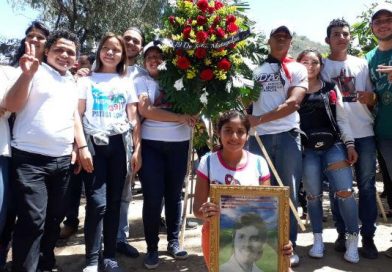 Pobladores y FSLN en "Maunica" rinden homenaje a Arnoldo Kuan Ponce