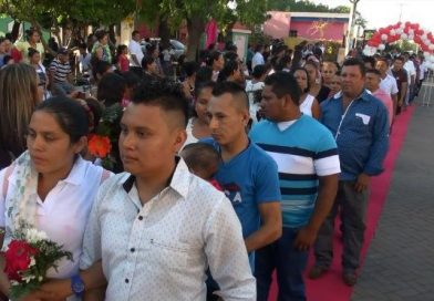 Alcaldía de San Rafael del Sur realiza bodas grupales en el día del Amor y la Amistad