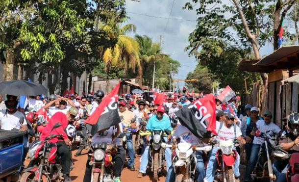 Familias de Bilwi se desbordan en respaldo a los candidatos del FSLN