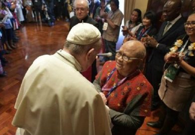 Delegados de pueblos indígenas del mundo se reúnen con el Papa Francisco