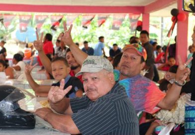 Autoridades de Frente Sandinista en Rosita realizan apertura de campaña