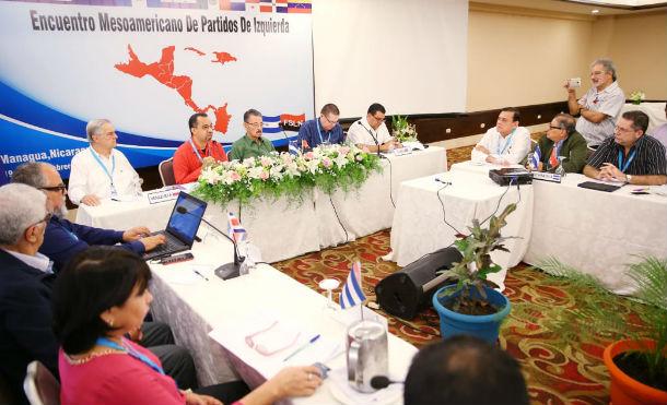 Nicaragua sede del Encuentro de Partidos de Izquierda