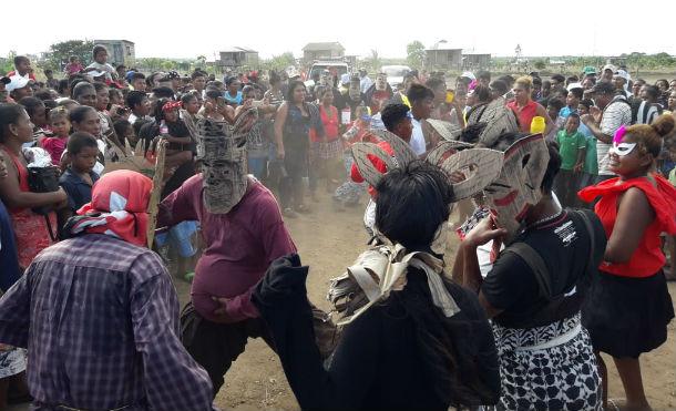 Familias del Caribe Norte continúan con la celebración ancestral del King Pulanka