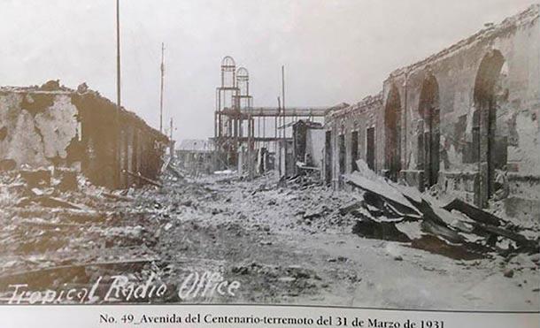(+Video) Nicaragua conmemora 88 Aniversario del terremoto de Managua de 1931