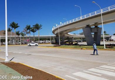 Paso a desnivel del 7 Sur, una de las obras viales más importantes en Managua