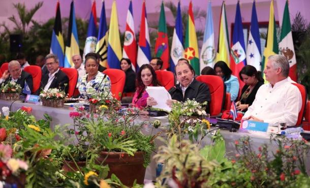 Presidente Daniel Ortega y Vicepresidenta compañera Rosario Murillo inauguran Encuentro de Jefes de Estados de la AEC