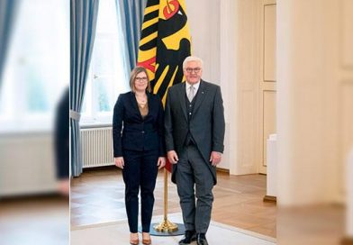 Embajadora de Nicaragua en Alemania presenta cartas credenciales ante el Presidente Frank-Walter Steinmeier