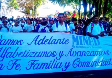 Nindirí celebró el 39 aniversario de la Gran Cruzada Nacional de Alfabetización