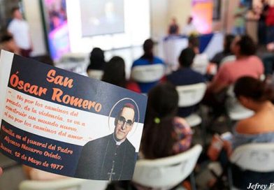Juventud Sandinista rinde homenaje a San Óscar Romero de América