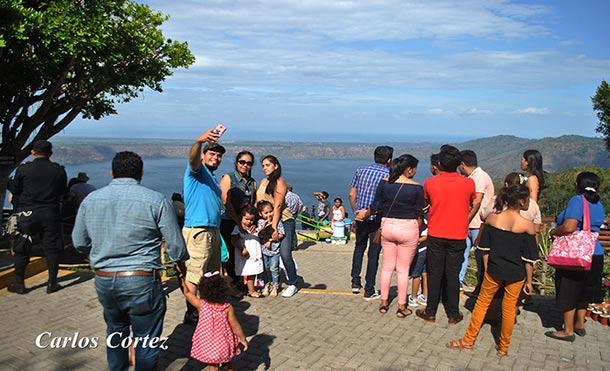 (+Fotos) Amplia afluencia de turistas nacionales y extranjeros en sitios turísticos de Masaya