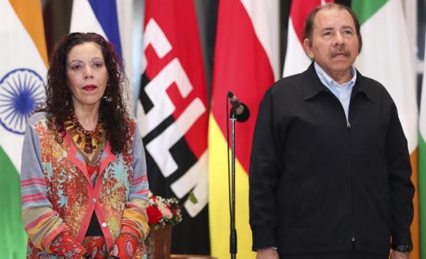 Presidente-Comandante Daniel y Compañera Rosario Vicepresidenta de Nicaragua