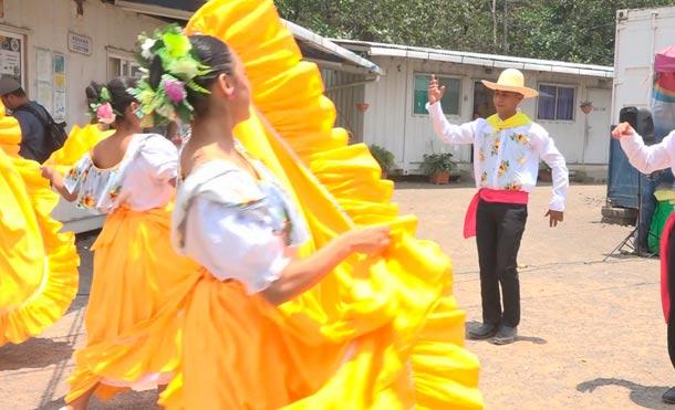 Nueva Segovia: INTUR recibe a turistas con presentaciones culturales en el puesto fronterizo Las Manos 