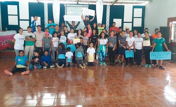 Matagalpa: Jóvenes disfrutan del Maratón Evangelístico por la Paz de Nicaragua en El Tuma La Dalia