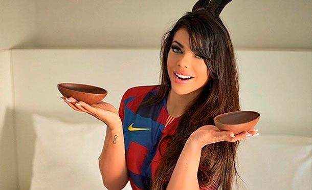 Miss BumBum hizo estallar a la novia de Messi, Antonella Rocuzzo / @suzycortezoficial