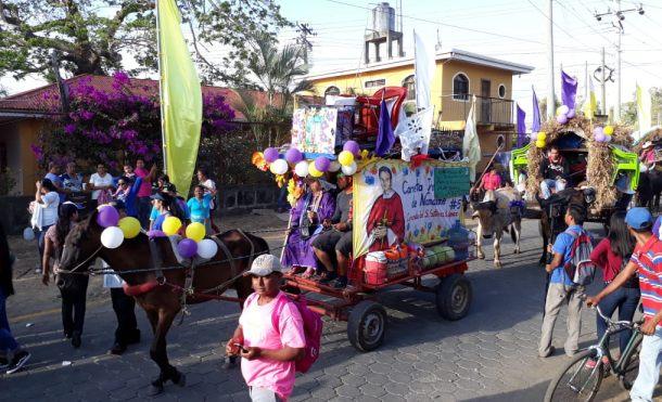 Promesantes llegan al Santuario de Jesús del Rescate en Popoyuapa