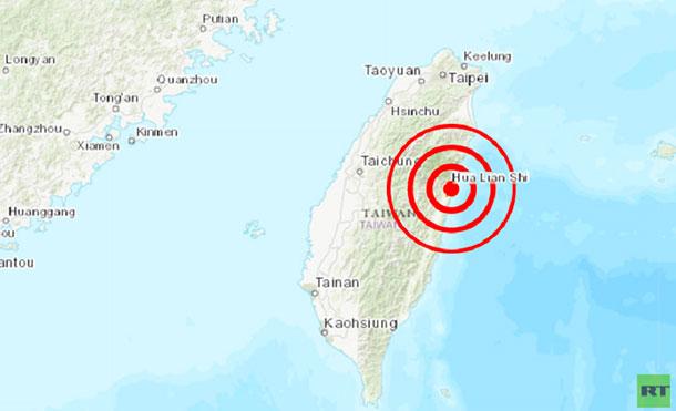 Se registra un sismo de magnitud 4,7 en la isla china de Taiwán