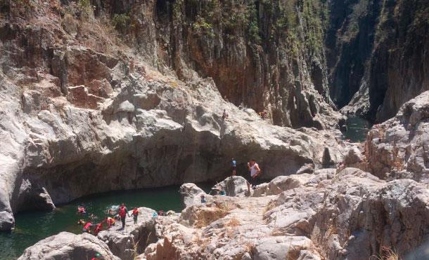 Cañón de Somoto con gran afluencia de turistas en esta Semana Santa