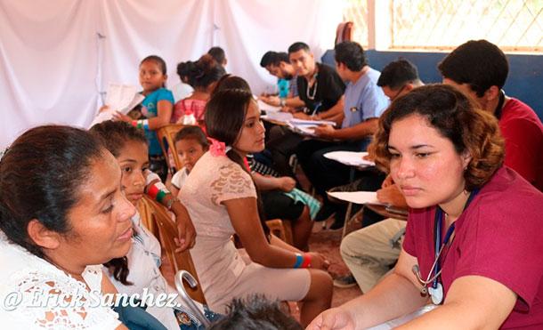 Brigada Canadiense brinda atención médica en la comunidad Risco de Oro en el municipio de Rosita - Costa Caribe Norte