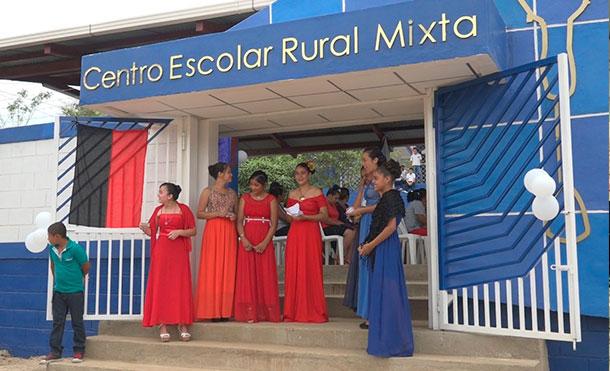 Inauguran mejoras del Centro Escolar Mixta Muyuca en el municipio de El Jícaro - Nueva Segovia
