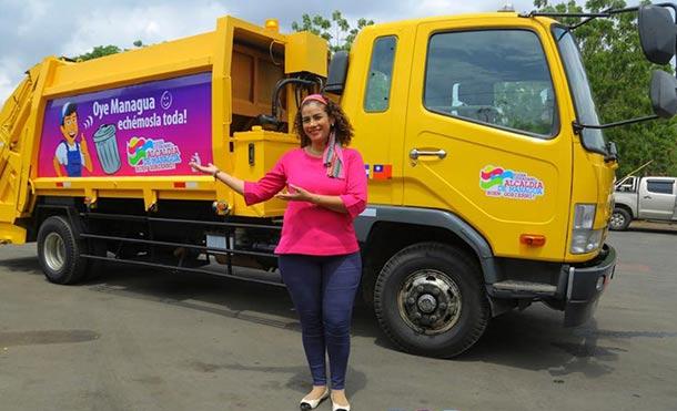 China (Taiwán) dona a la Alcaldía de Managua camión recolector de basura
