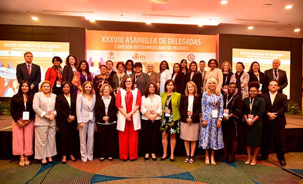 Nicaragua participa en la 38 Asamblea de Delegadas de la Comisión Interamericana de Mujeres en República Dominicana