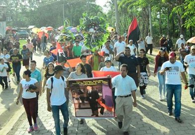 Conmemoran paso a la inmortalidad del compañero Hollman Zeledón en El Tuma - La Dalia