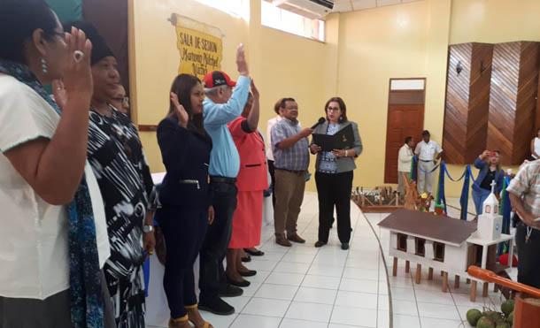 Autoridades del CSE juramentan al nuevo Consejo Regional Autónomo del Caribe Norte