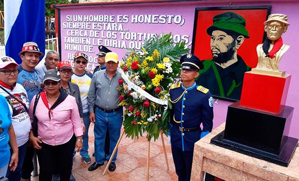 Jinoteganos conmemoraron el 40 Aniversario de la caída en combate del Comandante Germán Pomares Ordoñez