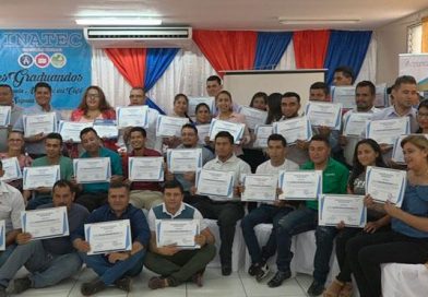 Primera promoción de facilitadores de la formación profesional en Nueva Segovia