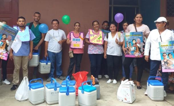 Victoriosa Jornada de Vacunación en toda Nicaragua